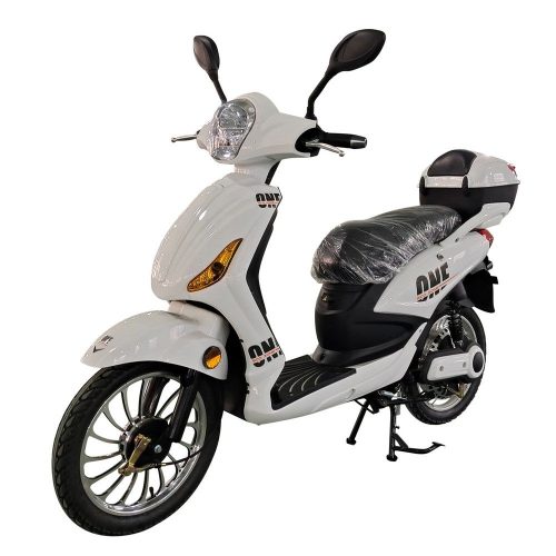Elmoped 500W - Vit (Bra och billig elmoped)